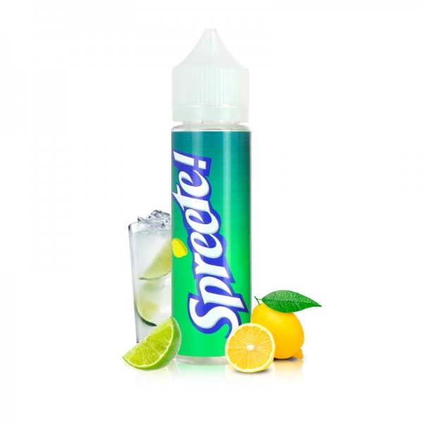 E-liquide Spreete 50 ml Malaysia by Liquideo, flacon grand format saveurs citron vert, limonade et fraîcheur intense.