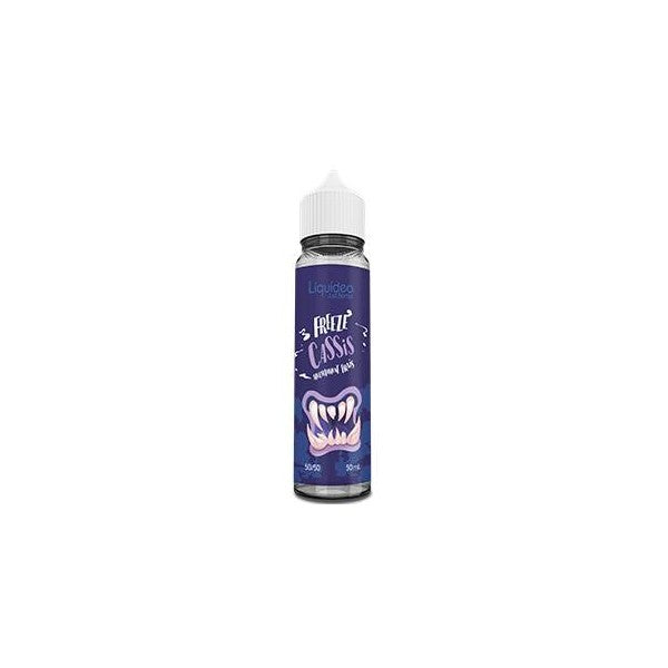 E-liquide Freeze Cassis 50 ml Liquideo, flacon grand format saveur cassis avec fraîcheur intense.