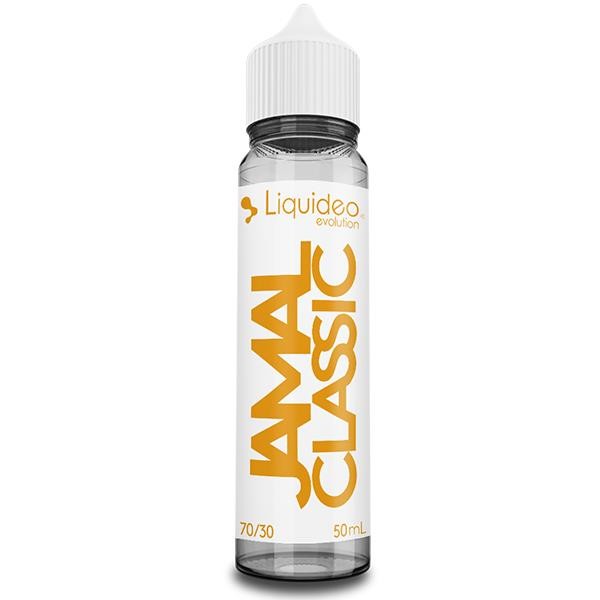 E-liquide Jamal 50 ml Liquideo, flacon grand format saveur classic blond oriental aux notes épicées et légèrement gourmandes.