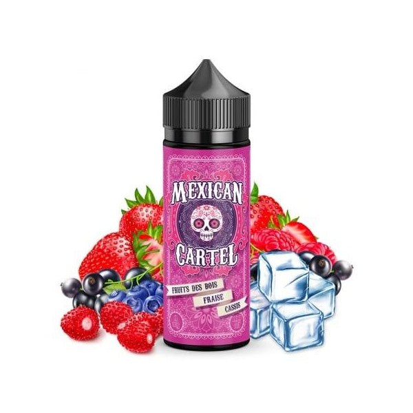 Fruits des Bois Fraise Cassis 100ML - E-liquide Frais et Fruité