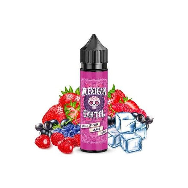 Fruits des Bois Fraise Cassis 50ML - E-liquide Frais et Fruité