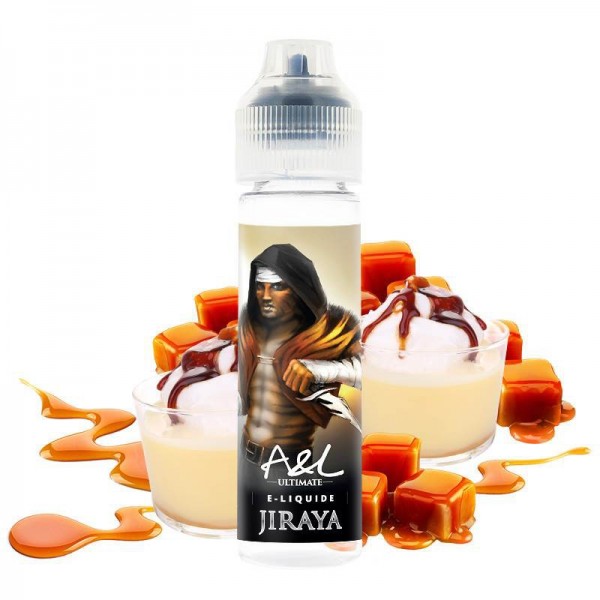 Jiraya 50ML - E-liquide Gourmand Vanille et Caramel