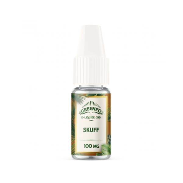 Flacon d'e-liquide CBD Skuff Greeneo 10 ml pour cigarette électronique