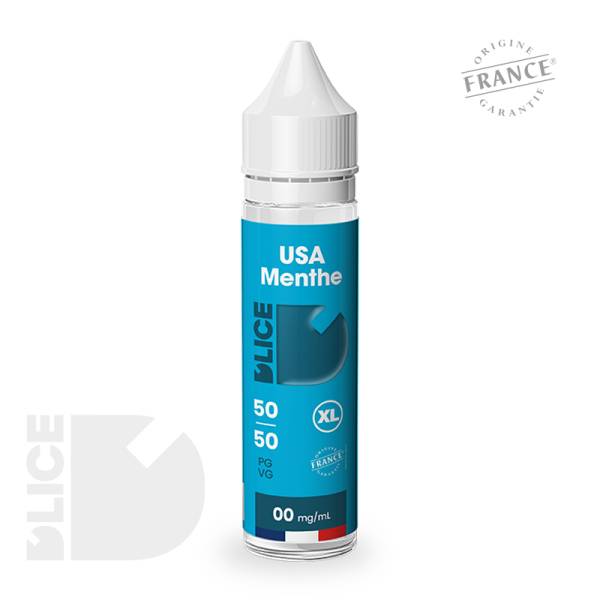 USA Menthe 50ML - E-liquide Tabac Blond Mentholé