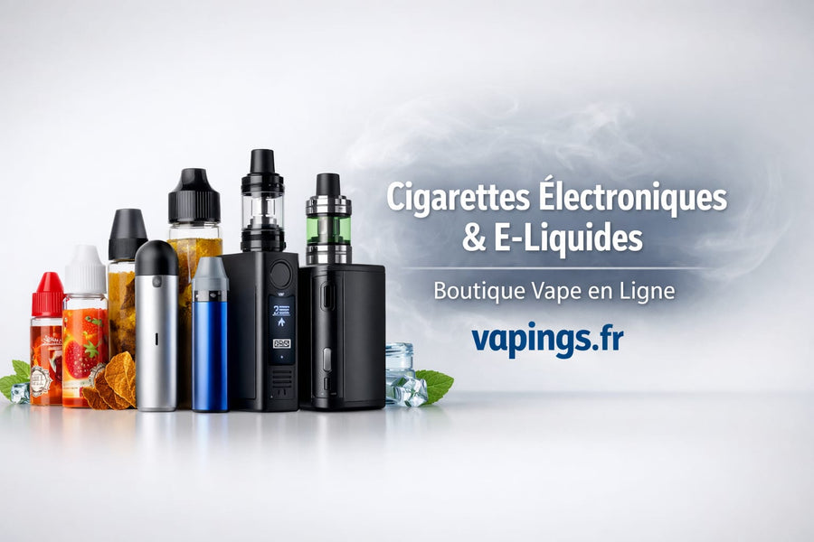 Cigarette électronique et e-liquides : achetez votre vape en ligne sur vapings.fr