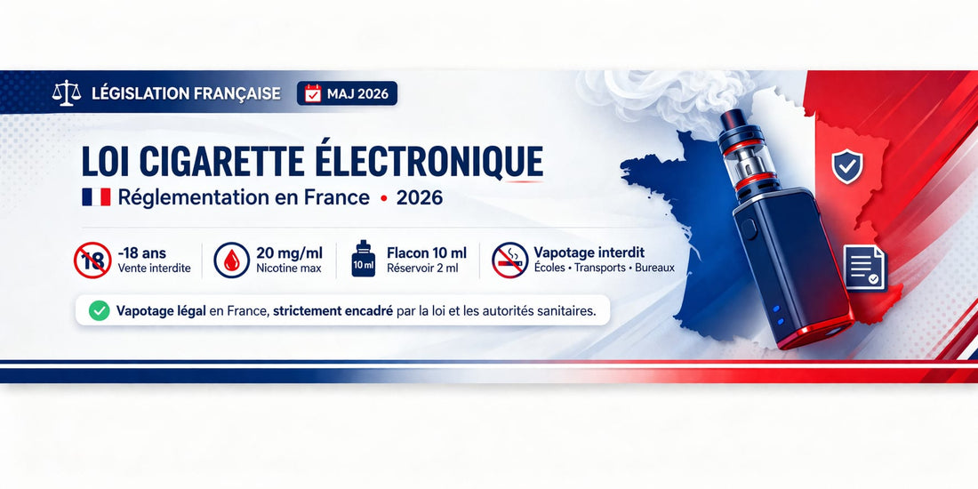 La loi sur la cigarette électronique et les e-liquides en France : ce qu’il faut vraiment comprendre.