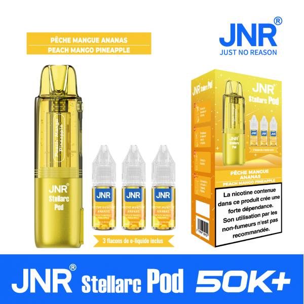 Pack pod remplacement Stellarc + 3 Eliquides - JNR (Par 1)
