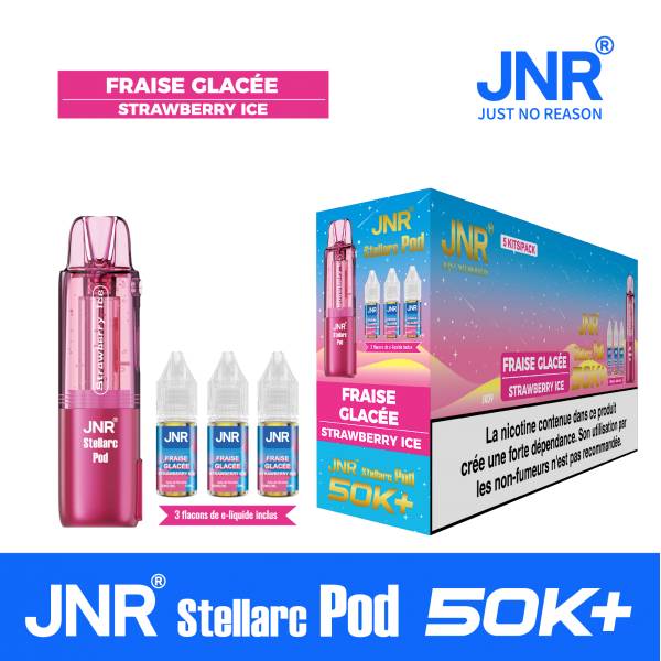 Pack pod remplacement Stellarc + 3 Eliquides - JNR (Par 1)