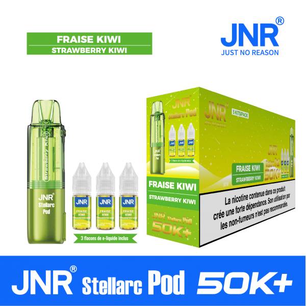 Pack pod remplacement Stellarc + 3 Eliquides - JNR (Par 1)