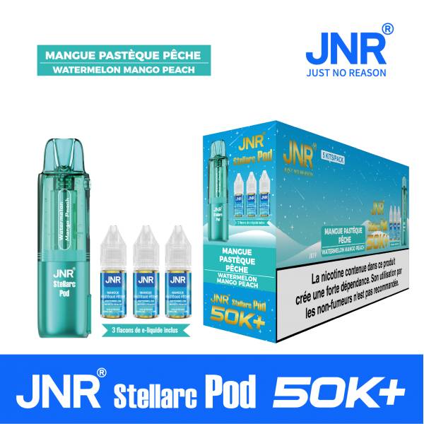 Pack pod remplacement Stellarc + 3 Eliquides - JNR (Par 1)
