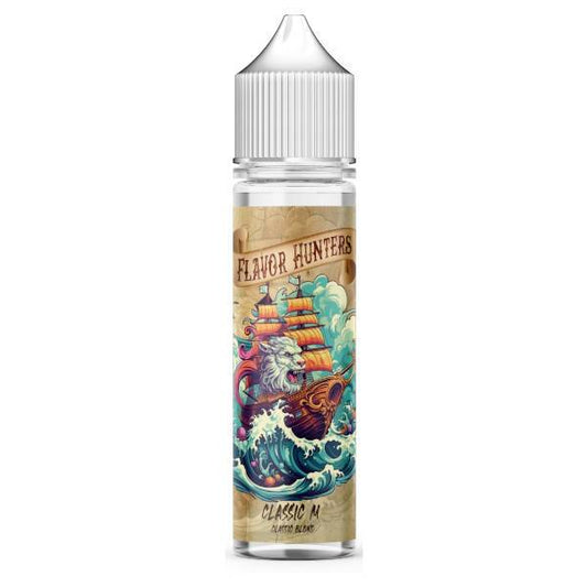 E-liquide Classic M 50 ml Flavor Hunters X Liquideo, flacon grand format saveur classic blond aux notes légèrement boisées.