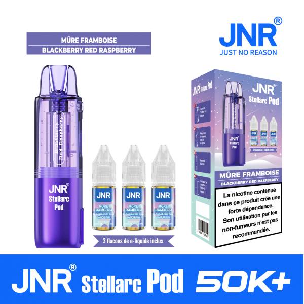 Pack pod remplacement Stellarc + 3 Eliquides - JNR (Par 1)