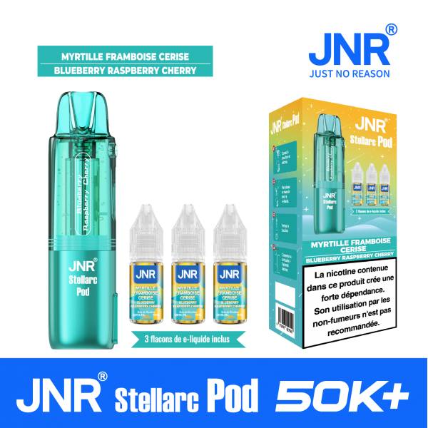 Pack pod remplacement Stellarc + 3 Eliquides - JNR (Par 1)