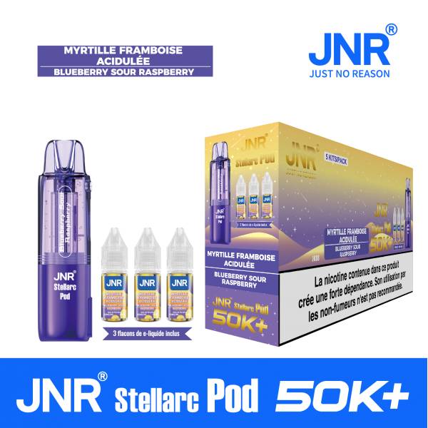 Pack pod remplacement Stellarc + 3 Eliquides - JNR (Par 1)