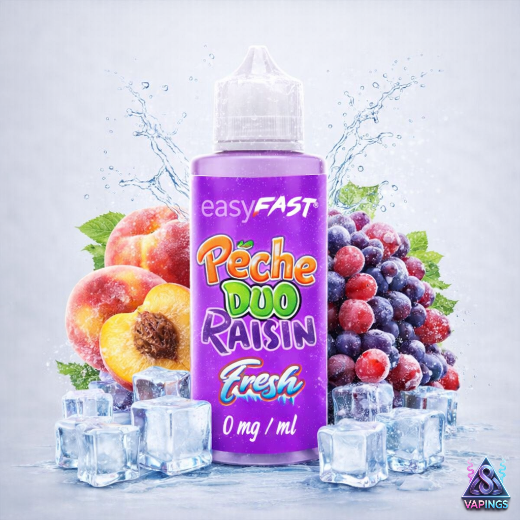 E-liquide Peach Grape Duo 200ml - E-Intense | OK Vape
