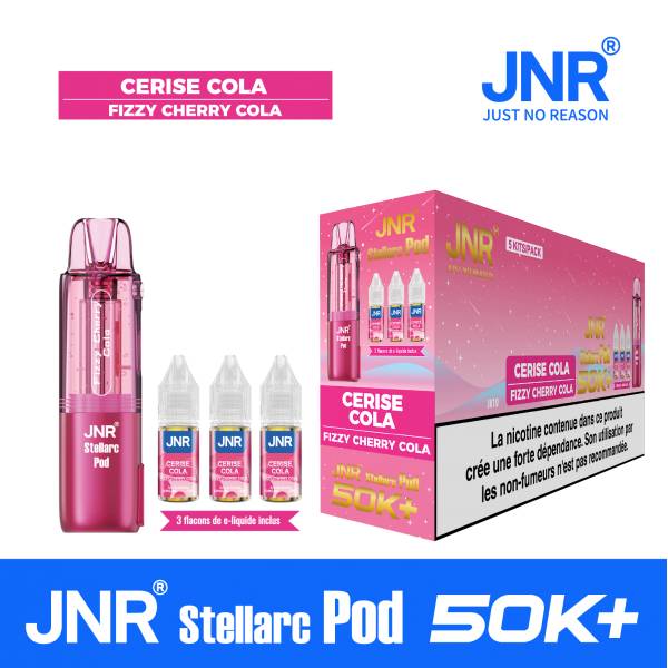 Pack pod remplacement Stellarc + 3 Eliquides - JNR (Par 1)