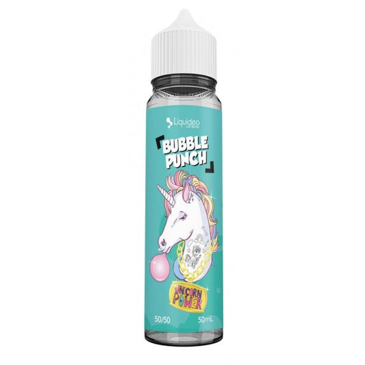 E-liquide Bubble Punch 50 ml Tentation by Liquideo, flacon grand format saveurs bubble-gum, fruits rouges et notes gourmandes.