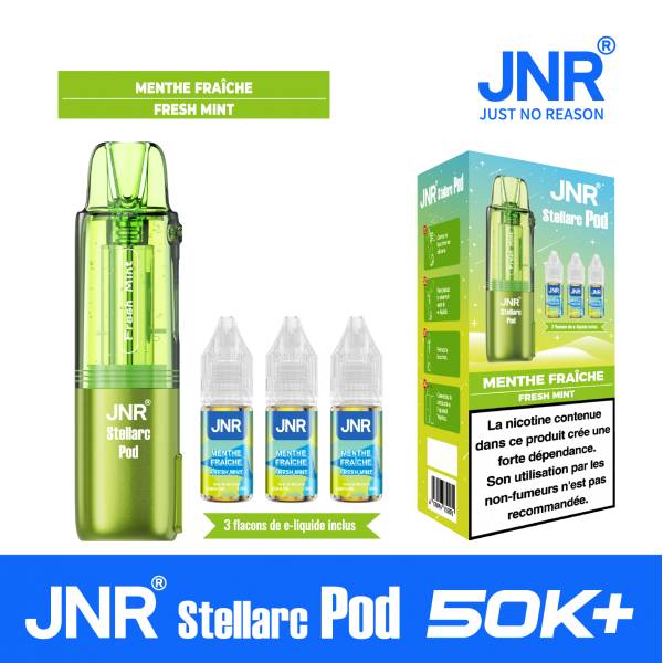 Pack pod remplacement Stellarc + 3 Eliquides - JNR (Par 1)
