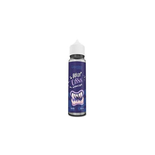 E-liquide Freeze Cassis 50 ml Liquideo, flacon grand format saveur cassis avec fraîcheur intense.