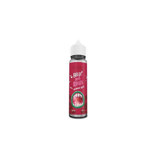 E-liquide Freeze Fruits Rouges 50 ml Liquideo, flacon grand format saveurs fruits rouges avec fraîcheur intense.