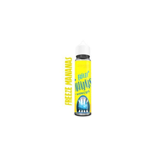E-liquide Freeze Mananas 50 ml Liquideo, flacon grand format saveurs mangue, ananas et fraîcheur intense.