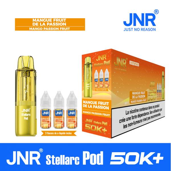Pack pod remplacement Stellarc + 3 Eliquides - JNR (Par 1)