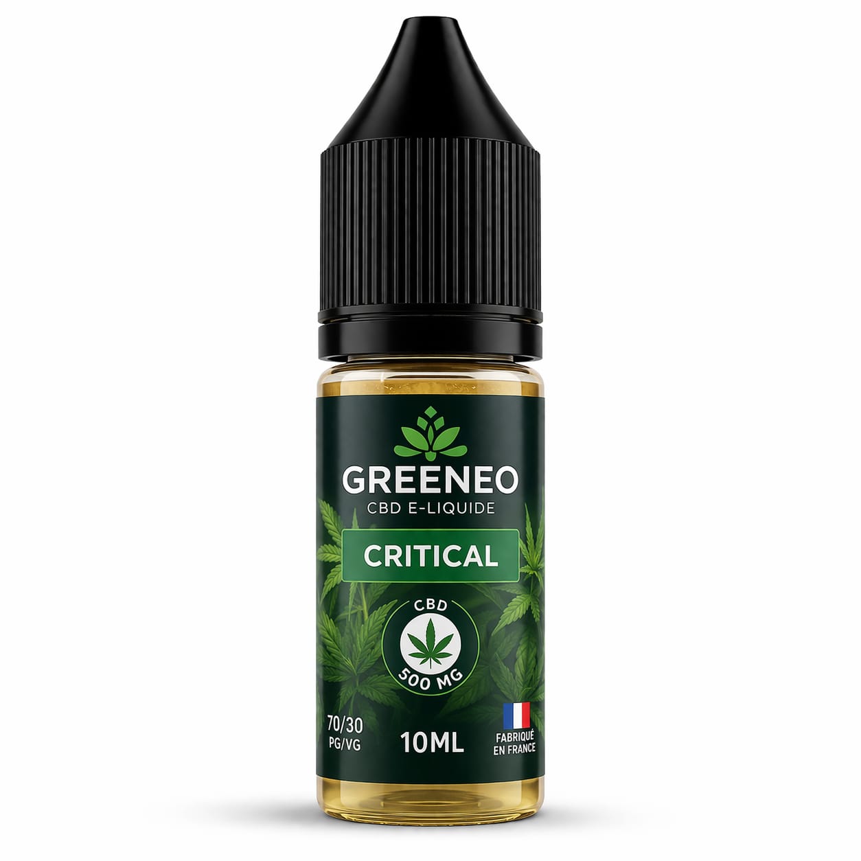 E-liquide CBD Critical 10ml - Greeneo | OK Vape

