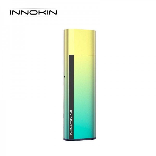 Cigarette électronique Innokin Klypse Chartreuse jaune et turquoise, kit pod compact