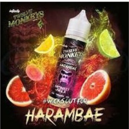 E-liquide Harambae 50ML Twelve Monkeys - Saveur agrumes goyave pour cigarette électronique