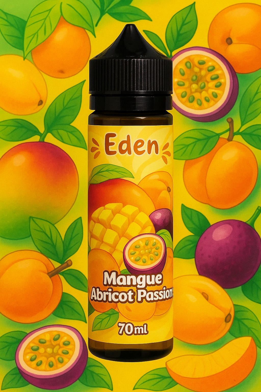 Mangue Abricot Passion 70ml - Vape Exotique et Solaire

