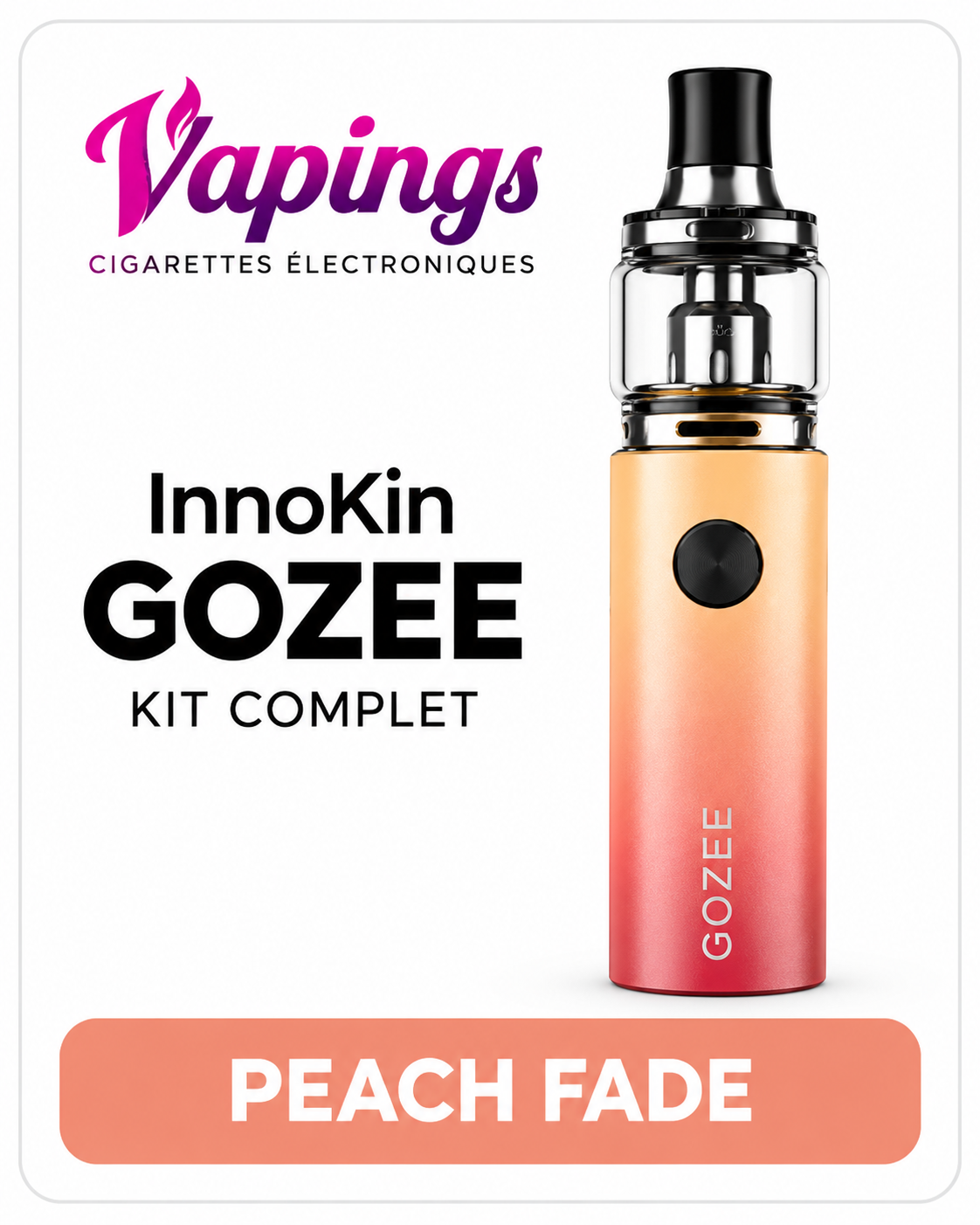Kit Innokin GOZEE pêche dégradé – Cigarette électronique