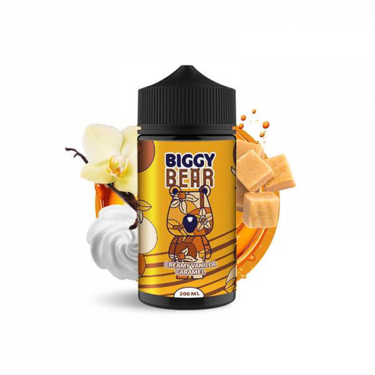 Flacon e-liquide Creamy Vanilla Caramel 200ML Biggy Bear
