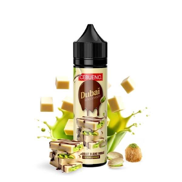 Dubai Chocovape White 50ML - E-liquide Gourmand Exotique

