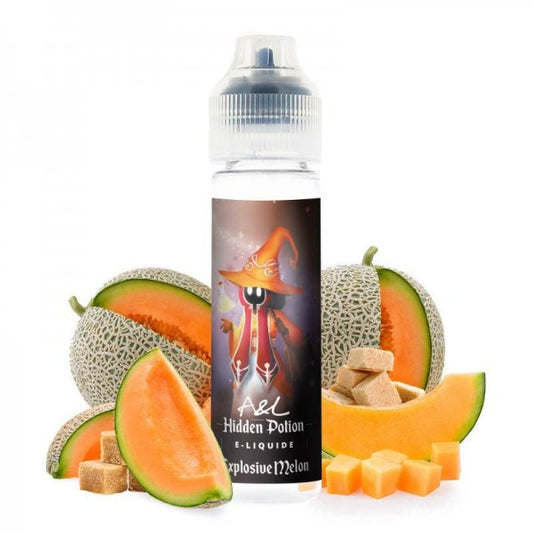 Explosive Melon 50ML - E-liquide Fruité et Rafraîchissant

