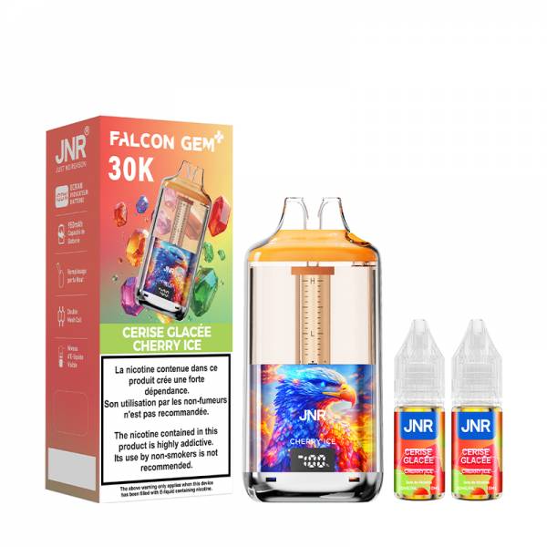 Puff JNR Falcon Gem+ 30000 Puffs 20mg - Cigarette électronique jetable rechargeable