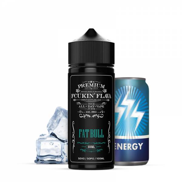 E-liquide Fatbull 100ML Fcukin Flava - Saveur boisson énergisante pour cigarette électronique