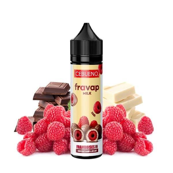 Fravap 50ML - E-liquide Chocolat Framboise Cebueno

