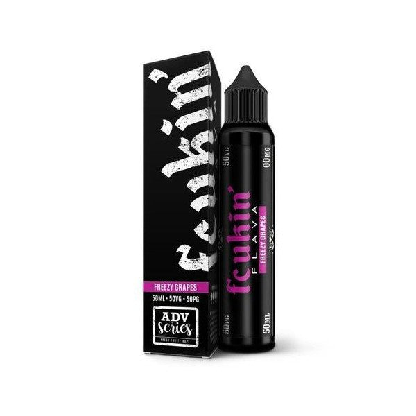"E-liquide Freezy Grapes 50ml Fcukin Flava - Saveur raisin frais mentholé pour cigarette électronique"