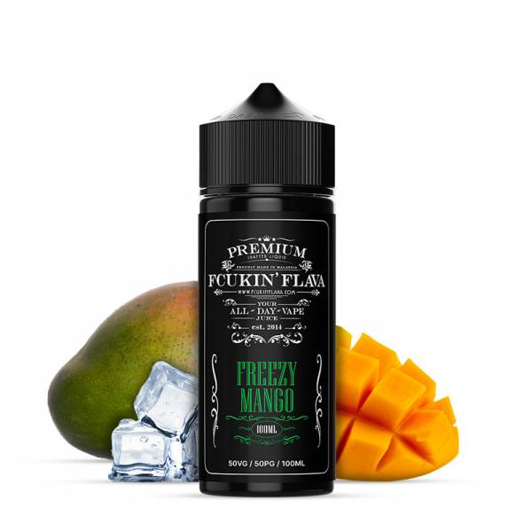 E-liquide Freezy Mango 100ML Fcukin Flava - Saveur mangue fraîche pour cigarette électronique