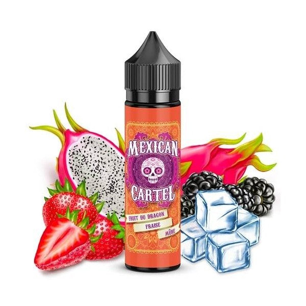 Fruit du Dragon Fraise Mûre 50ML - E-liquide Fruité à Saisir

