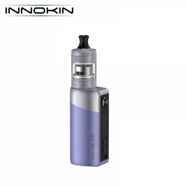 Cigarette électronique Innokin Coolfire Z60 coloris Purple violet, avec clearomiseur Zlide Top