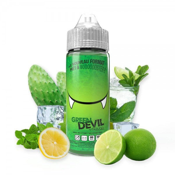 E-liquide Green Devil 100ML de Avap - Saveur mentholée et rafraîchissante