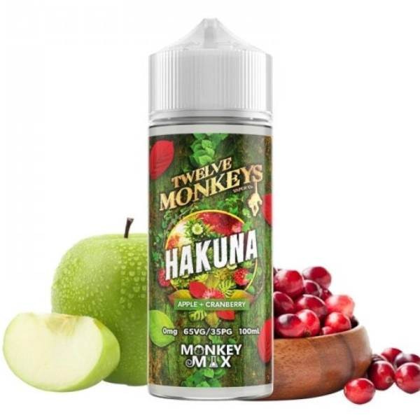 E-liquide Hakuna 100ML Twelve Monkeys - Saveur pomme cranberry pour cigarette électronique
