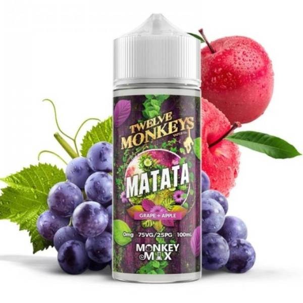 E-liquide Matata 100ML Twelve Monkeys - Saveur raisin pomme pour cigarette électronique