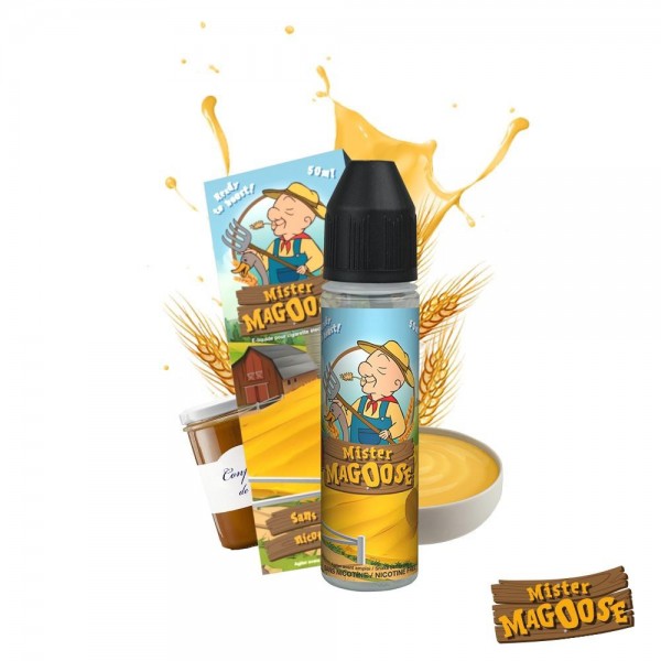 Monsieur Magoose, une crème renversante au bon goût de confiture de lait dont vous ne pourrez plus vous passer ! Son format 60ml rempli à 50ml permet d'y ajouter …