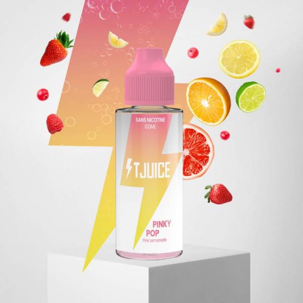 Pinky Pop 100ML - Limonade Fruitée Tjuice à Acheter

