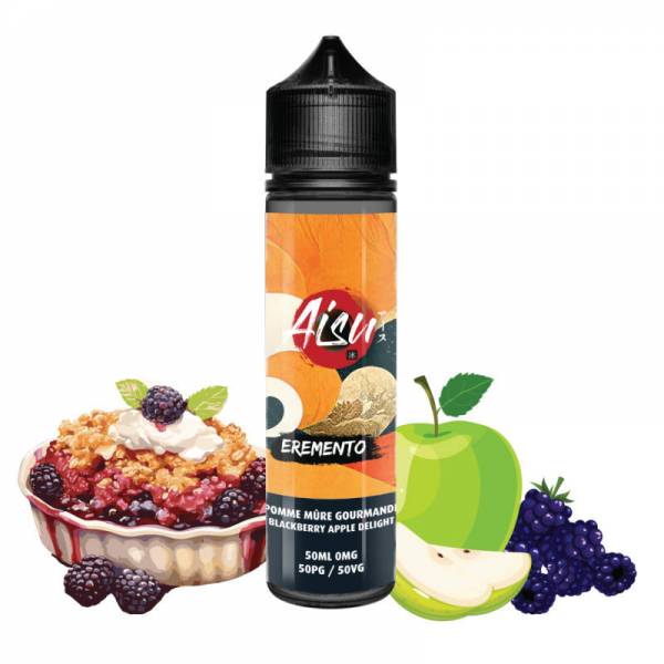 Pomme Mûre Gourmande 50ML - E-liquide Fruité et Caramélisé

