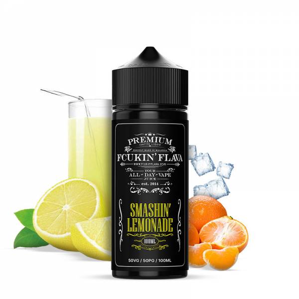E-liquide Smashin Lemonade 100ml Fcukin Flava - Saveur citronnade rafraîchissante pour cigarette électronique