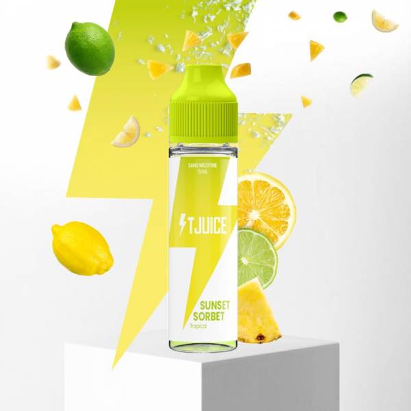 Sunset Sorbet 50ML - E-liquide Fruité et Rafraîchissant

